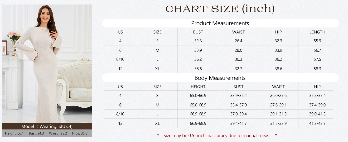 Solid Color Boho Maxi Dress - Slim Fit Bohemian Floor-Length Dress for Women